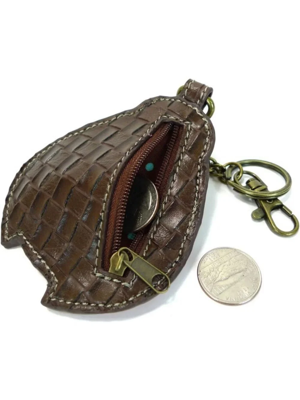 Charming Garden Critter Key Fob & Coin Purse - Cute Ladybug Accessory for Women